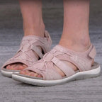 Women's Orthopedic Sandals Adjustable Strap Open Toe Cushioned Sole Comfortable Summer Walking - Lolly 