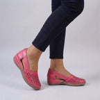 Women's Orthopedic Scalloped Cut-Out Comfort Sandals Wedge Breathable Casual Summer Shoes – Sydney - Lolly 