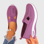 Women's Orthopedic Walking Shoes Cushioned Slip-On Ergonomic Arch Support Everyday Comfort – Lora - Lolly 