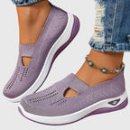 Women's Orthopedic Walking Shoes Cushioned Slip-On Ergonomic Arch Support Everyday Comfort – Lora - Lolly 