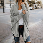 Women's Oversized Batwing Knitted Cardigan Open Front Boho Casual Everyday Sweater Outerwear – Mult - Lolly 