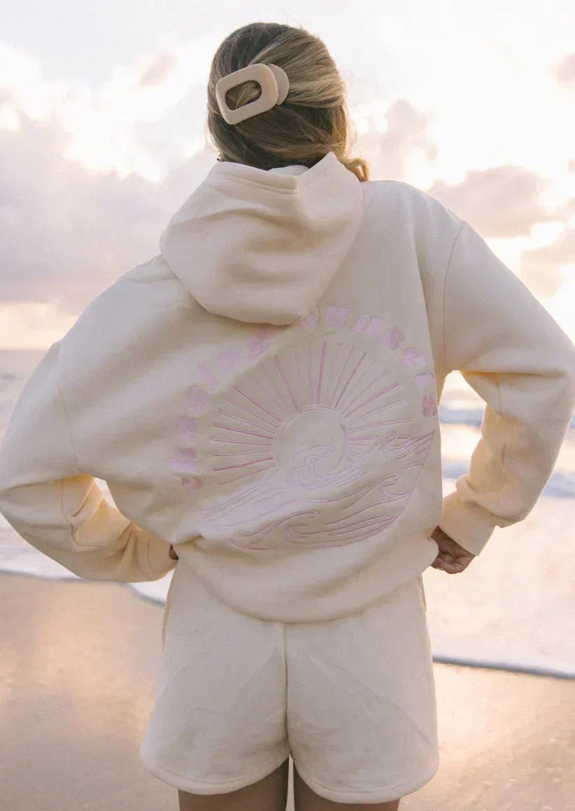 Women's Oversized Graphic Hoodie Beach Casual Pullover Sweatshirt - Lolly 