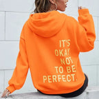 Women's Oversized Graphic Hoodie Casual Pullover Motivational Print Sweatshirt - Lolly 