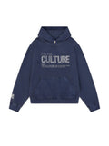 Women's Oversized Graphic Hoodie Rhinestone Streetwear Casual Pullover - Lolly 