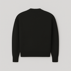 Women's Oversized Heart Ace Logo Knit Sweater Casual Everyday Cozy Streetwear Smart Casual Gift – Anely Cream Black Green - Lolly 