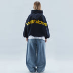 Women's Oversized Hoodie Pullover Cropped Casual Streetwear - Lolly 