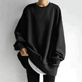 Women's Oversized Sweatshirt Long Sleeve Pullover Casual Loungewear - Lolly 