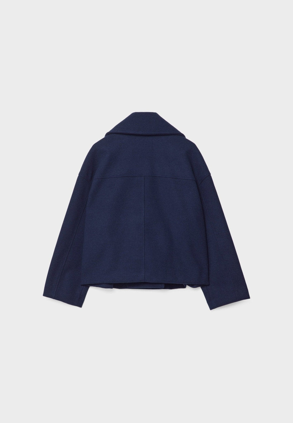 Women's Short Double-Breasted Jacket Lapel Collar Button Placket Casual Chic Cropped Coat – Heidi - Lolly 