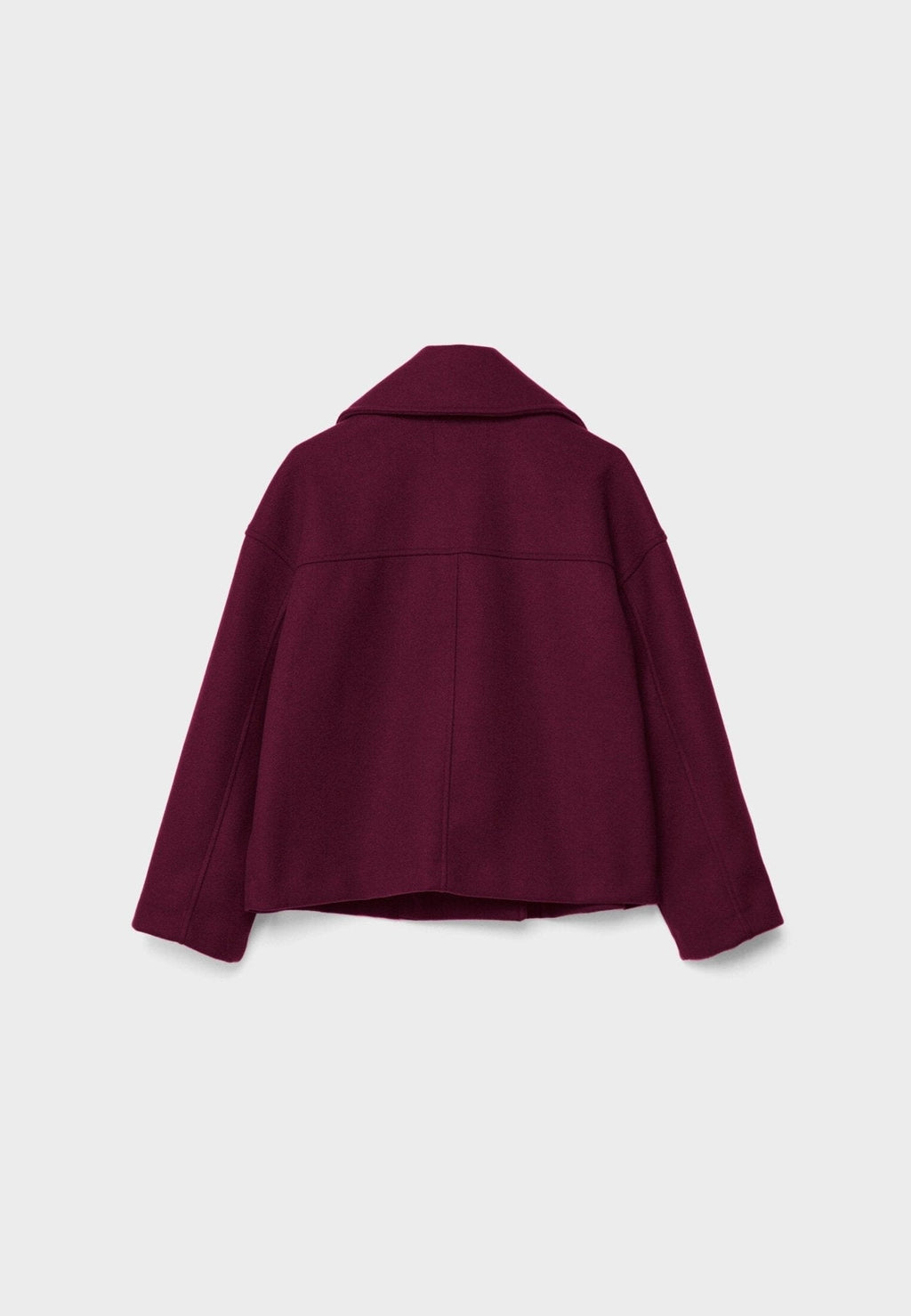 Women's Short Double-Breasted Jacket Lapel Collar Button Placket Casual Chic Cropped Coat – Heidi - Lolly 