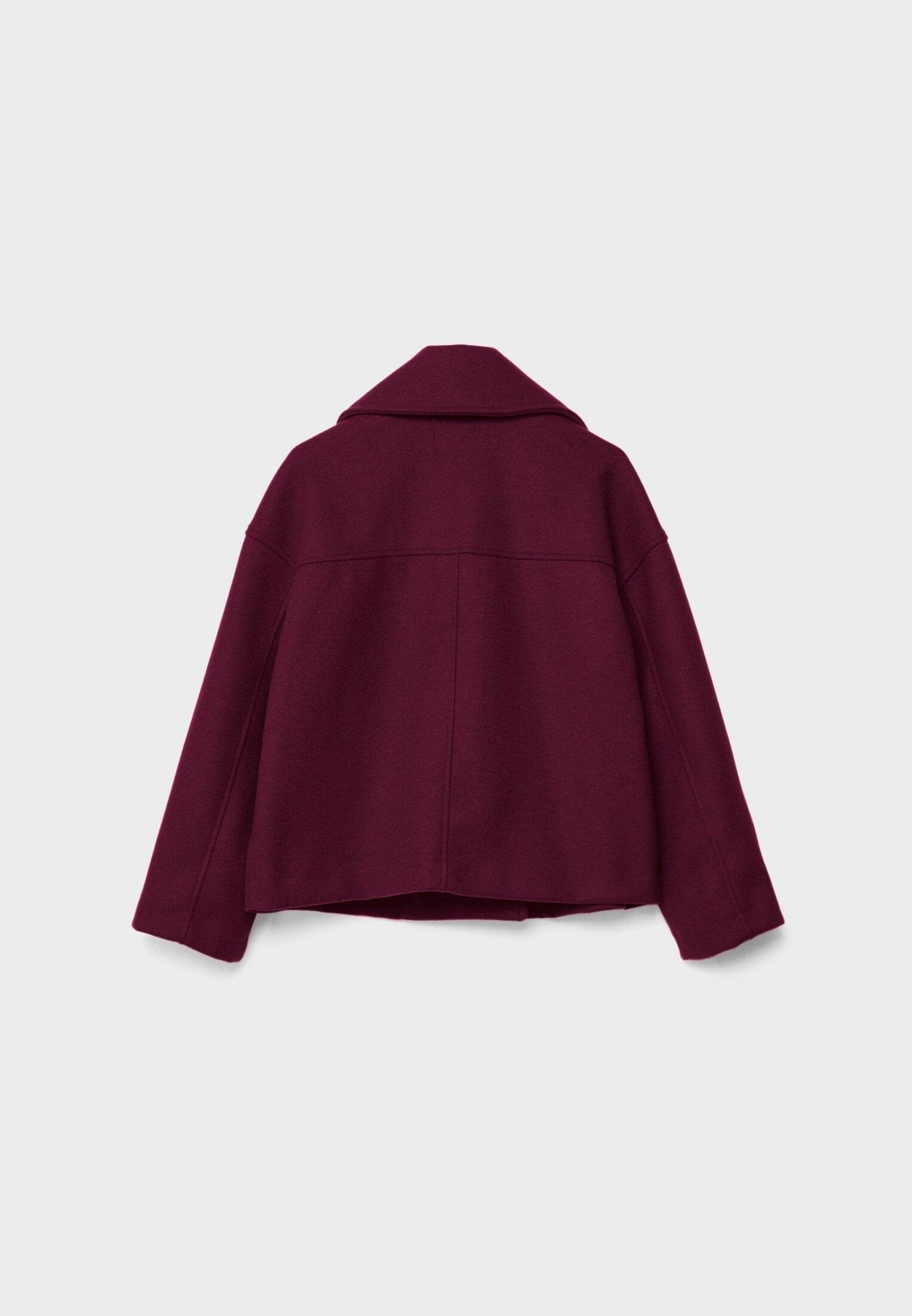 Women's Short Double-Breasted Jacket Lapel Collar Button Placket Casual Chic Cropped Coat – Heidi - Lolly 