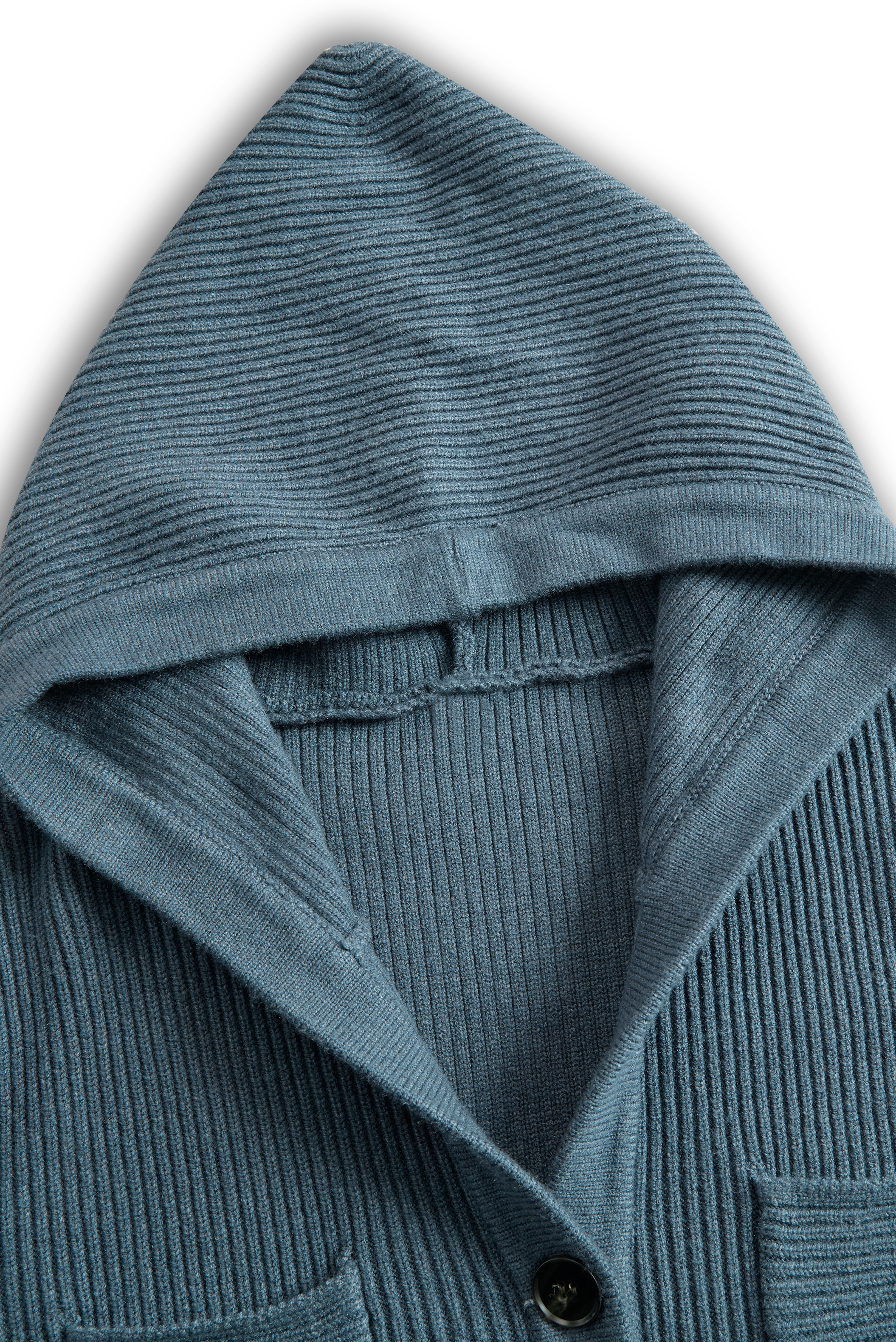 Women's Slim-Fit Hooded Knitted Long Casual Dress Long Sleeve Cozy Chic Everyday – Navy - Lolly 
