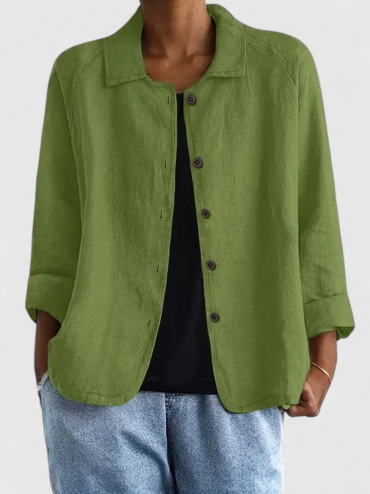 Women's Sophisticated Loose Fit Knit Top All-Day Comfort Transitional Weather Cozy – Claudine - Lolly 