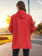 Women's Waterproof Rain Jacket Hooded Windproof Outdoor Hiking Lightweight - Lolly 